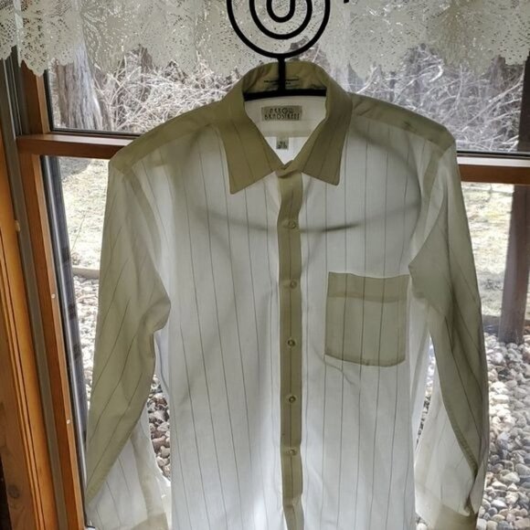 Arrow Bradstreet Vintage Made in USA Sz. 15.5 Button Down Dress Shirt - Picture 2 of 8